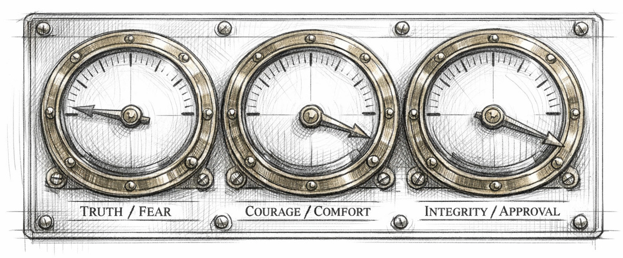 The conscience speaks